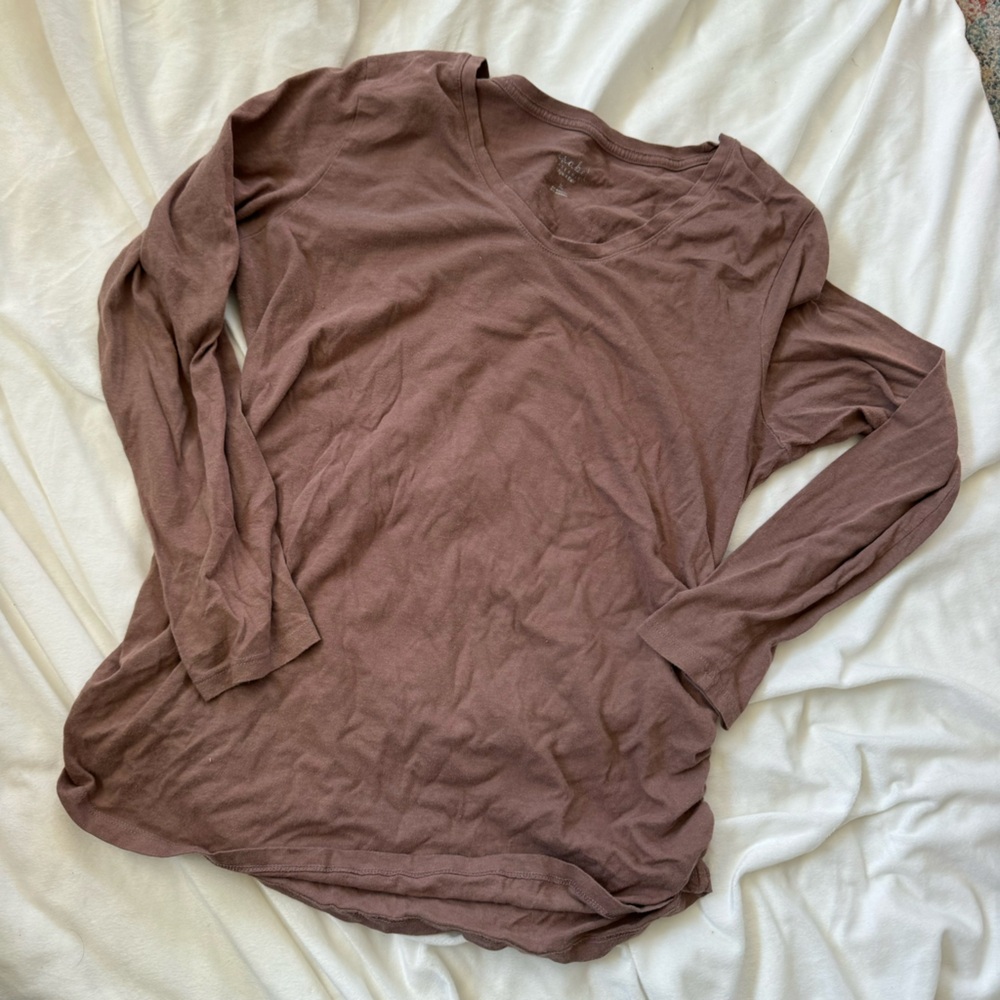 Tan/brown maternity top